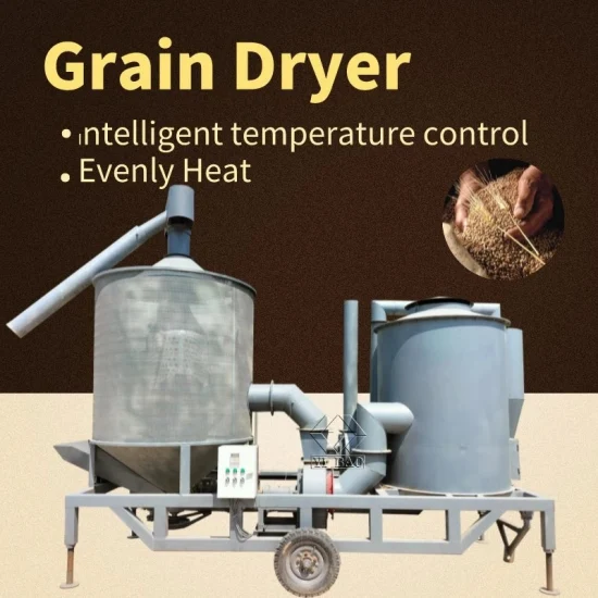 Машина для сушки отработанного зерна горячим воздухом / сушилка для пшеницы и кукурузы / сушилка для риса на Филиппинах